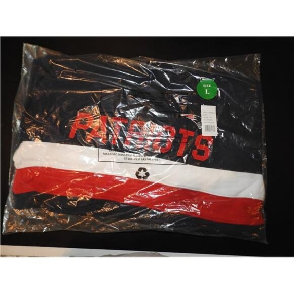 NFL New England Patriots Hands High Hooded Sweatshirt New Mens Size LARGE - Picture 2 of 2